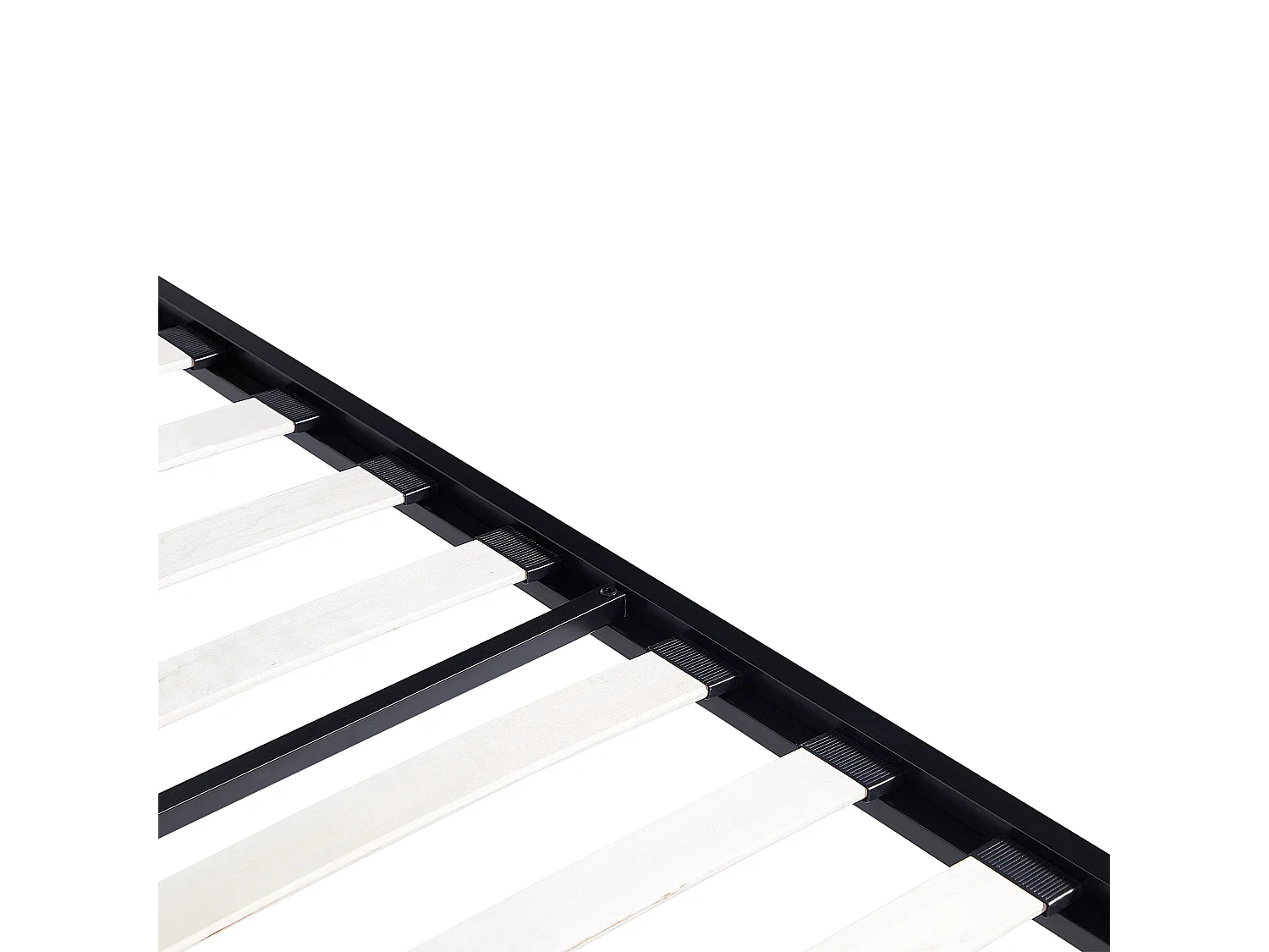 Hemelbed Metaal LESTARDS 140 x 200 cm Zwart