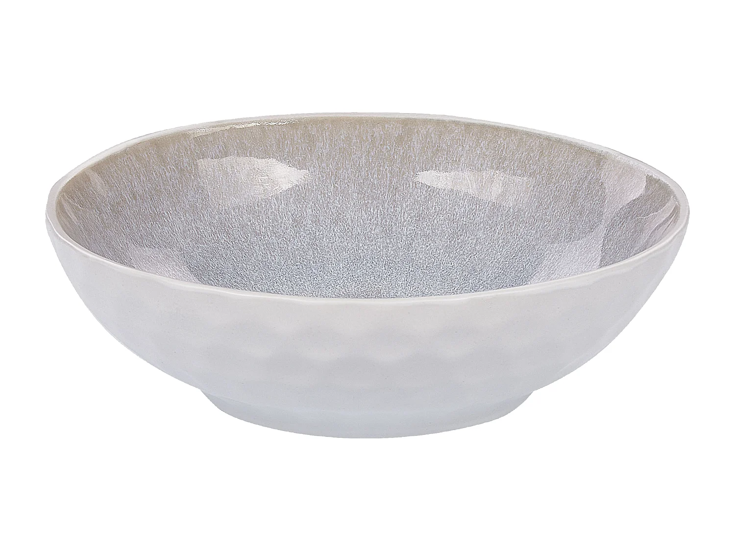 Set de 16 couverts de table SESAME Grès Gris clair