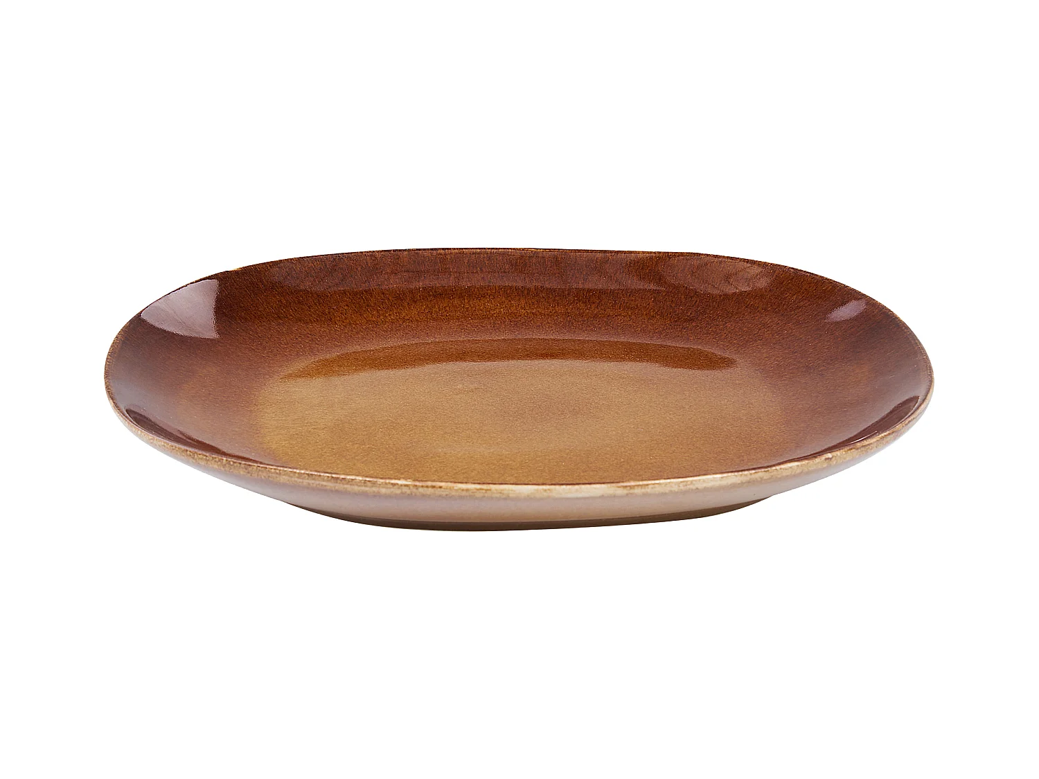 Zastawa stołowa 16-częściowa TURMERIC Kamionka Złoty brąz