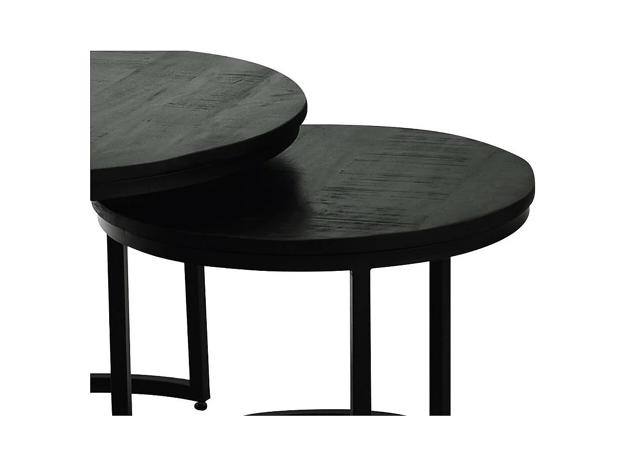 Table basse collection GOJI noir.