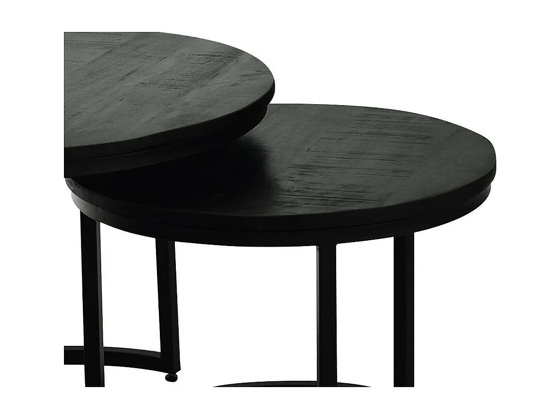 Table basse collection GOJI noir.