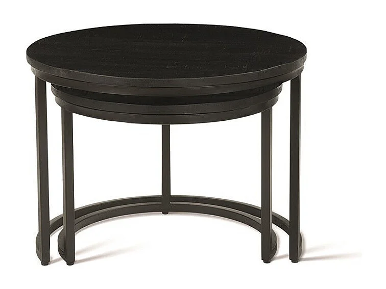 Table basse collection GOJI noir.