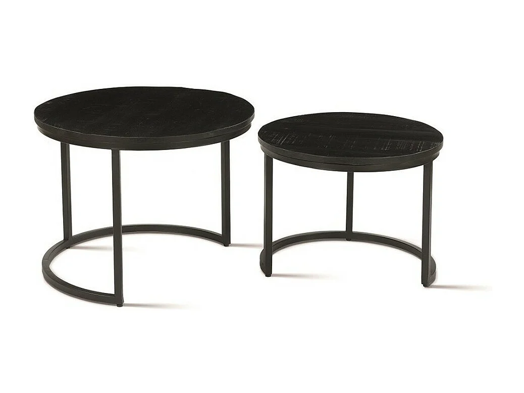Table basse collection GOJI noir.