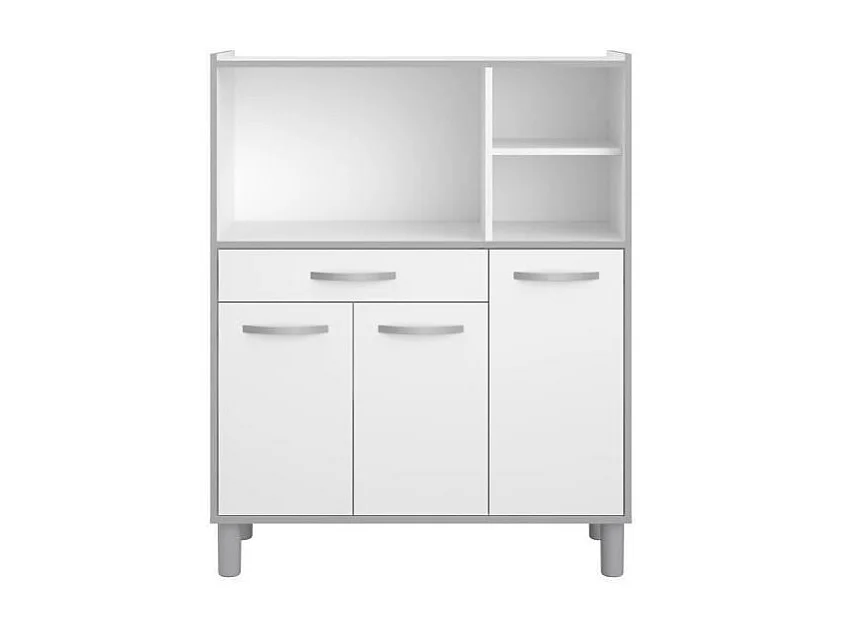 Aparador de cocina combinado 101 cm Blanco - OSLO