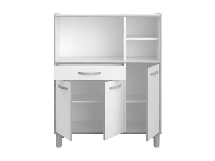Aparador de cocina combinado 101 cm Blanco - OSLO