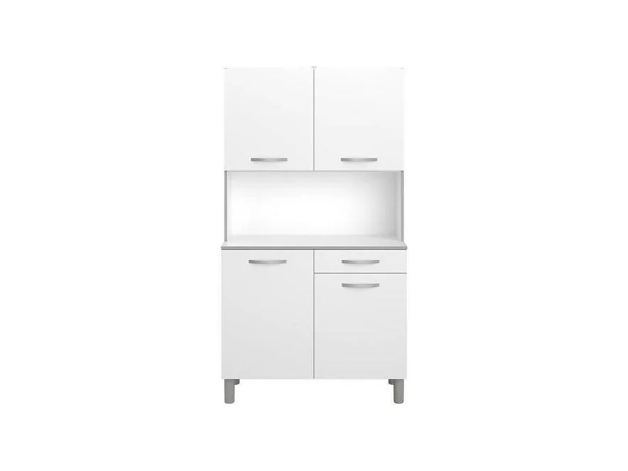 KüchenSideboard – Weiß – 4 Türen – 101 cm