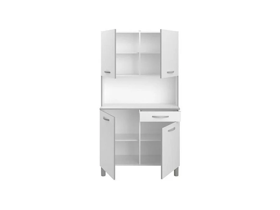 KüchenSideboard – Weiß – 4 Türen – 101 cm