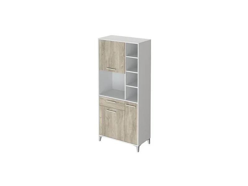 ECO Buffet de cuisine L 80 cm - Décor chene