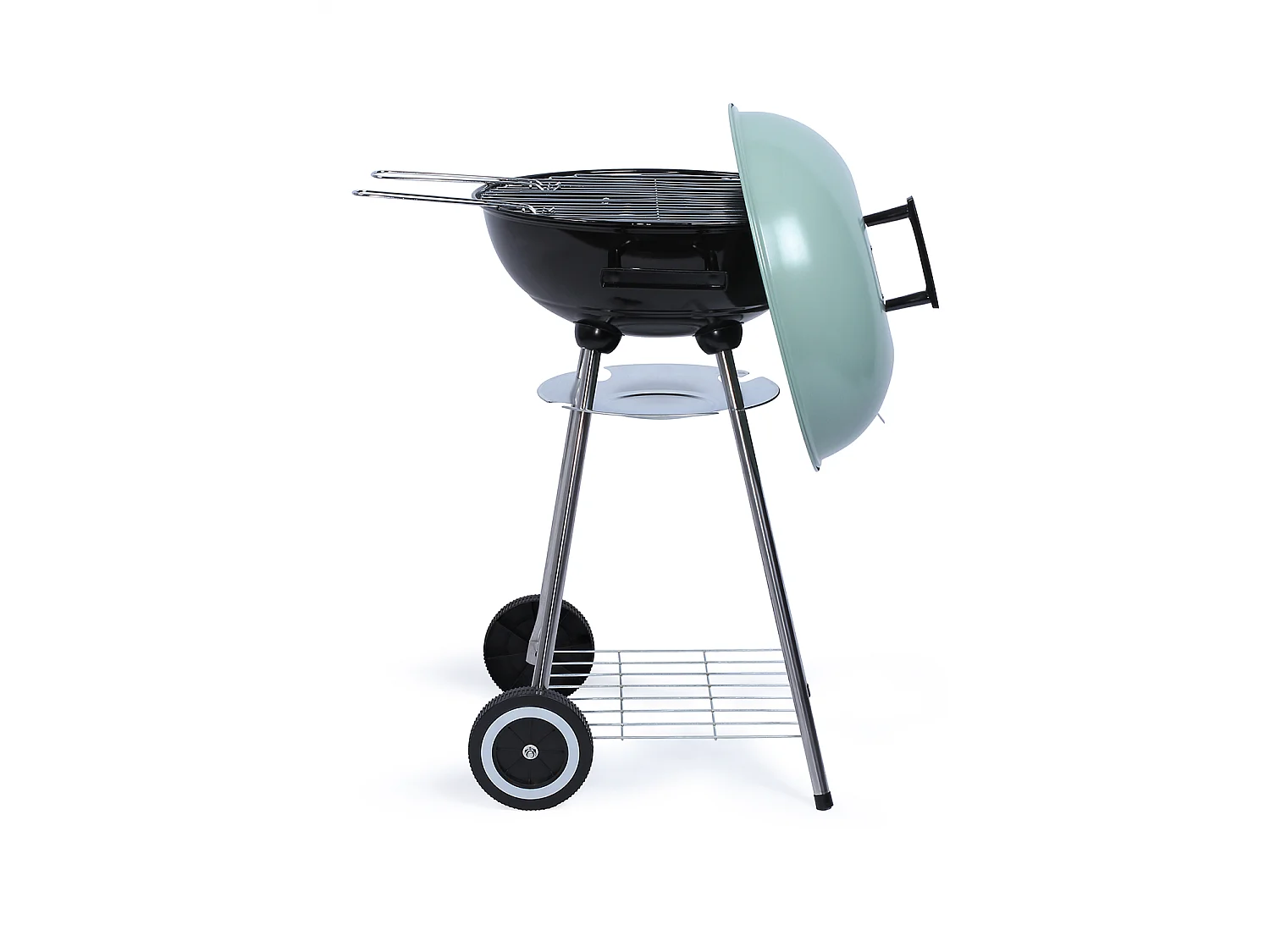 Livoo Barbecue à charbon 41cm vert/noir - doc172ve