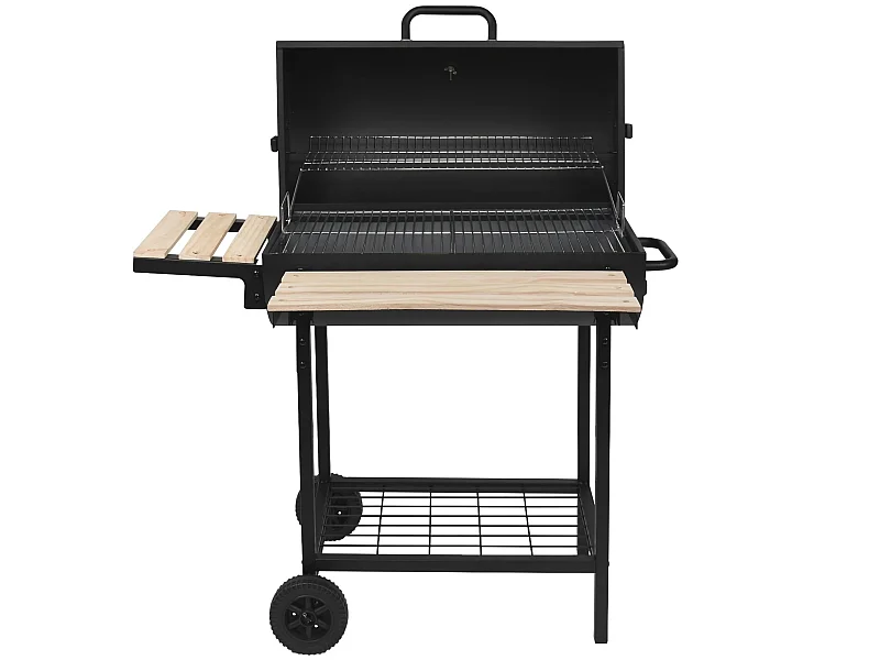 Robby Barbecue à charbon 76x33.5cm avec chariot - smoker one xl