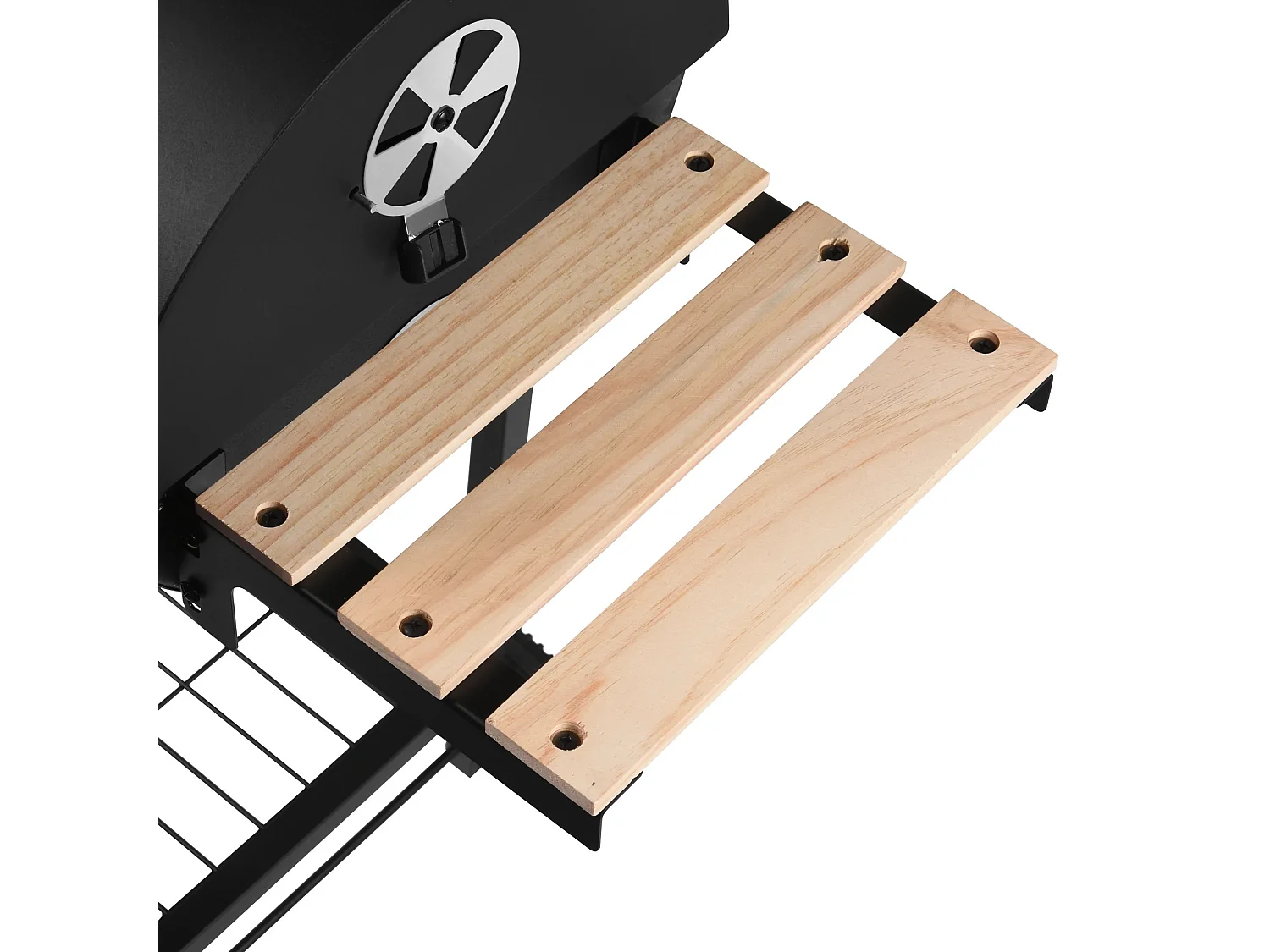 Robby Barbecue à charbon 76x33.5cm avec chariot - smoker one xl