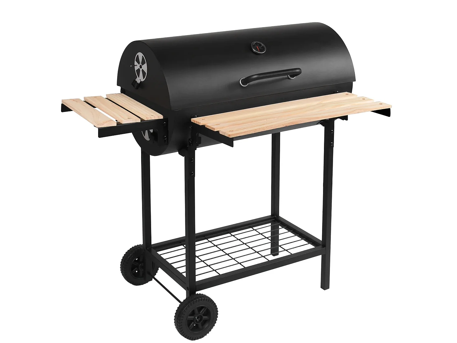 Robby Barbecue à charbon 76x33.5cm avec chariot - smoker one xl