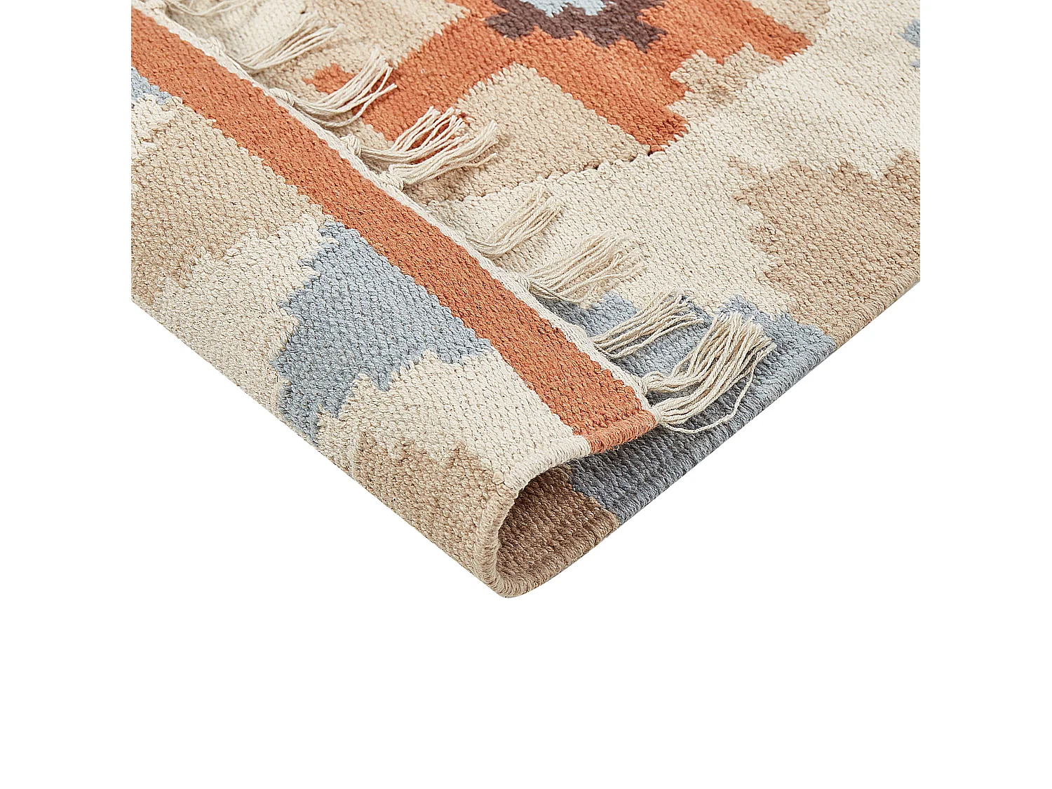 Dywan bawełniany kilim 80 x 300 cm wielokolorowy DILIJAN