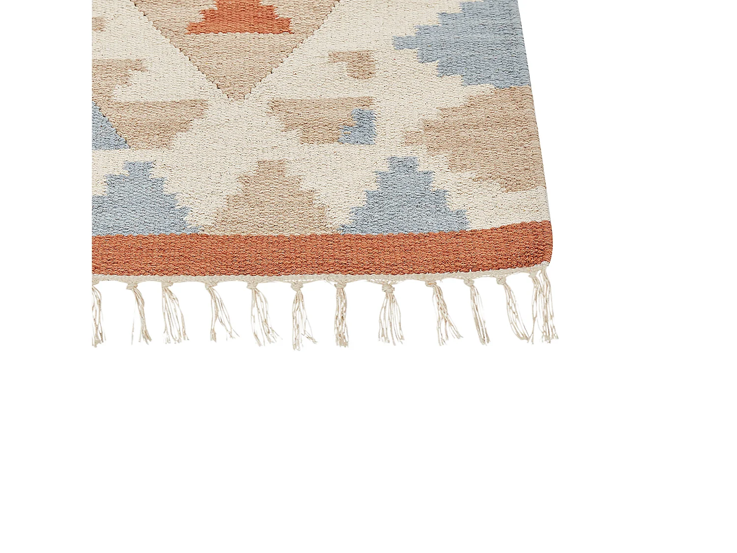 Dywan bawełniany kilim 80 x 300 cm wielokolorowy DILIJAN