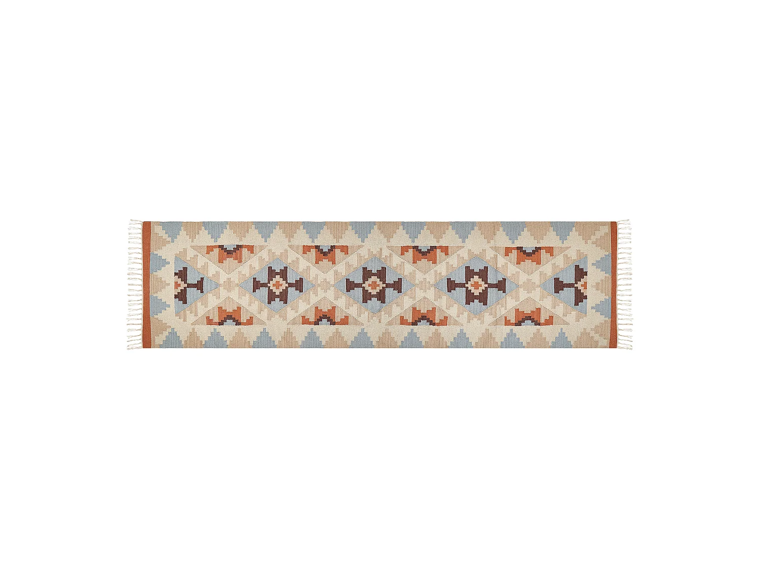 Tapis DILIJAN Multicolore 80 x 300 cm Coton Kilim