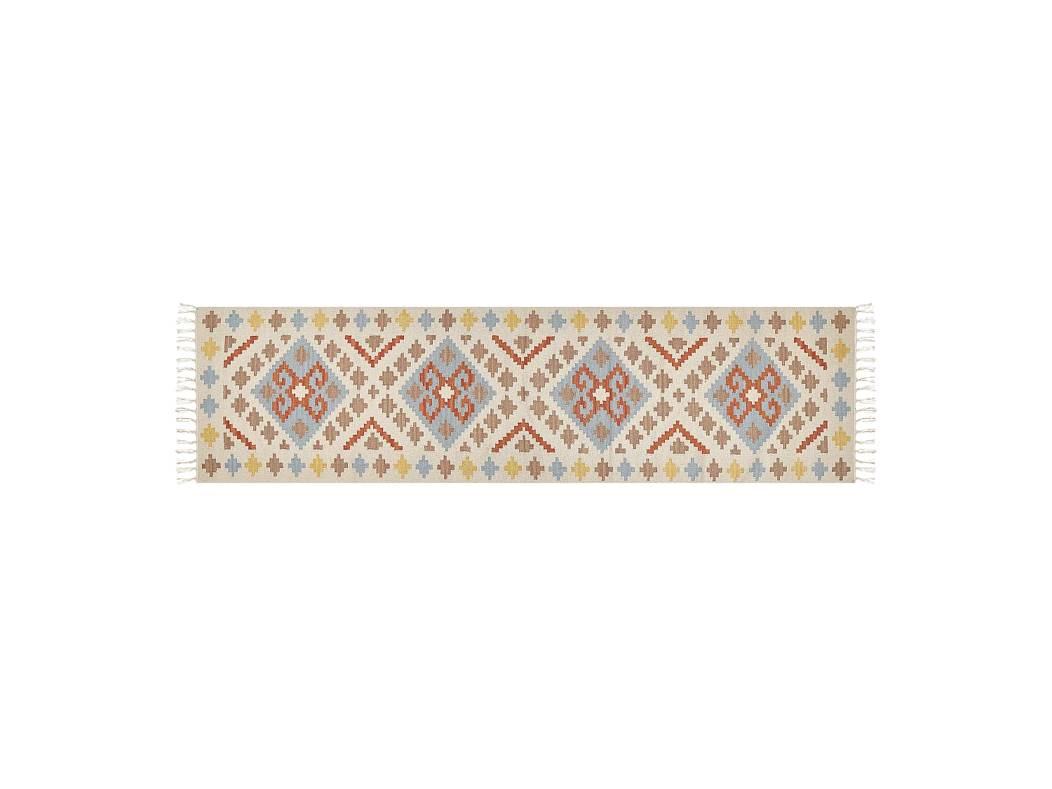 Tapis ATAN Multicolore 80 x 300 cm Coton Kilim