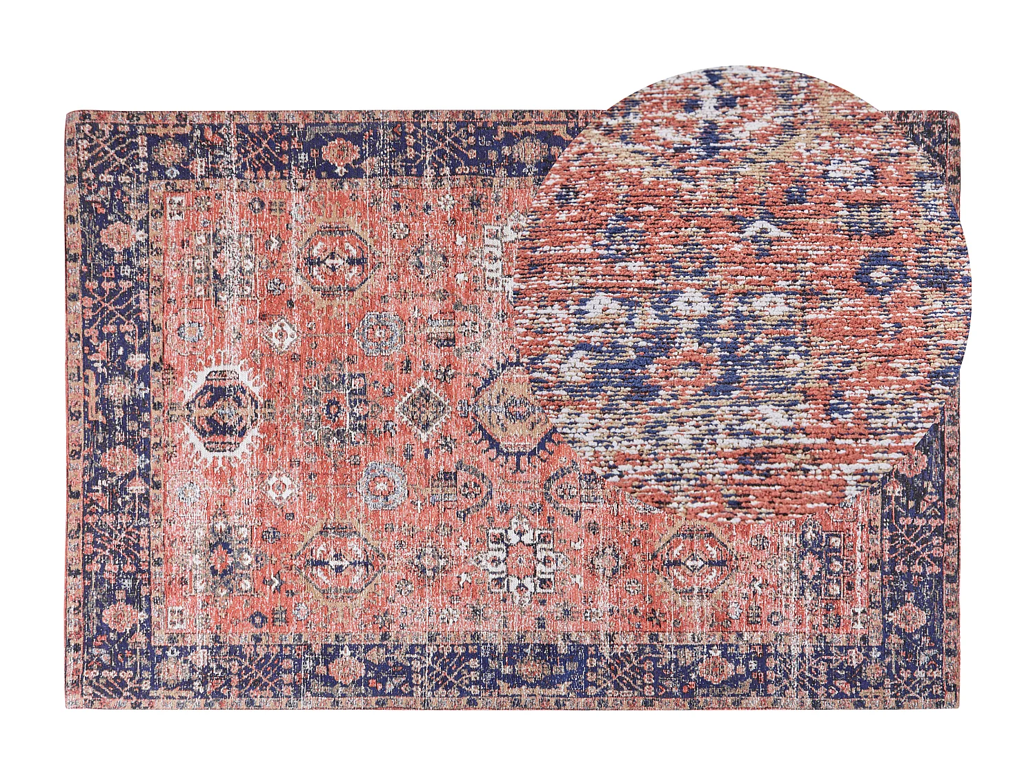 Tapis KURIN Rouge 200 x 300 cm Coton