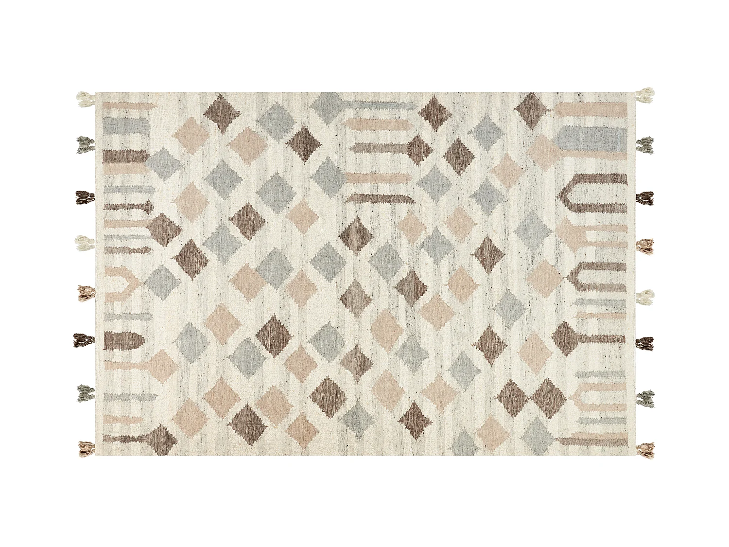Tapis KAGHTSRASHEN Beige 200 x 300 cm Laine Kilim