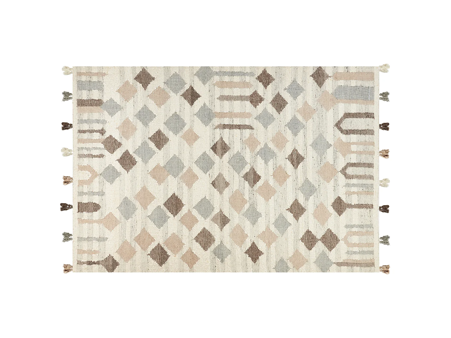 Tapis Kilim en laine 200 x 300 cm multicolore KAGHTSRASHEN