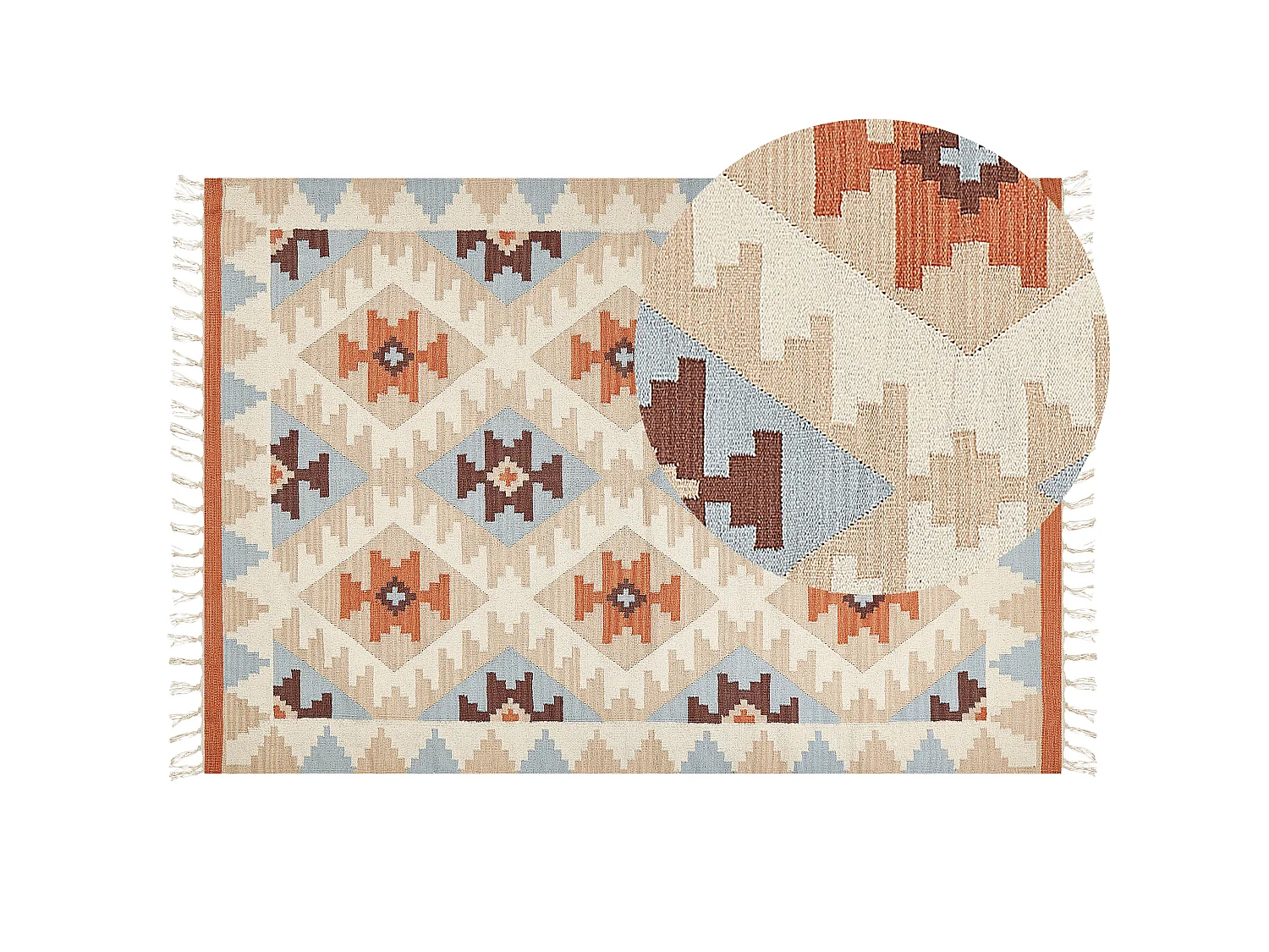 Tapis DILIJAN Multicolore 160 x 230 cm Coton Kilim