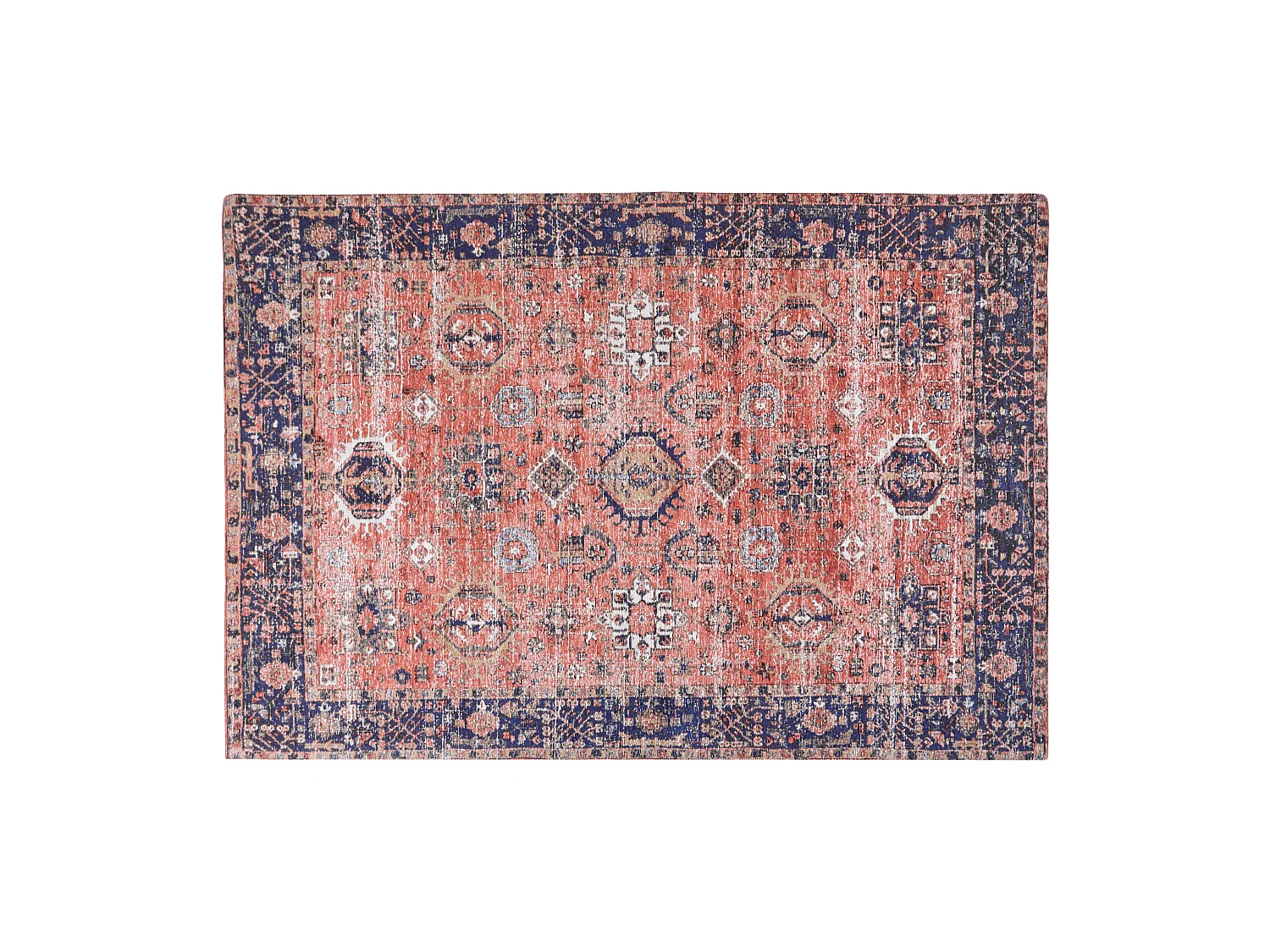 Tapis KURIN Rouge 140 x 200 cm Coton