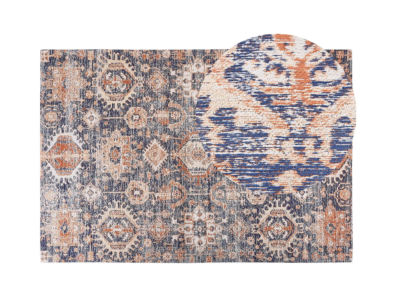 Tapis KURIN Bleu 200 x 300 cm Coton