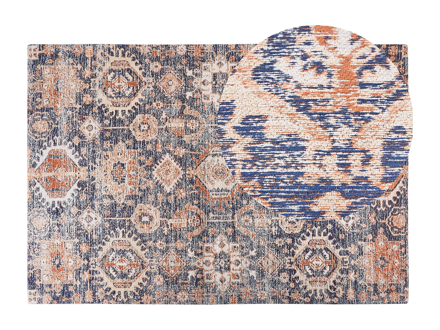 Tapis KURIN Bleu 200 x 300 cm Coton