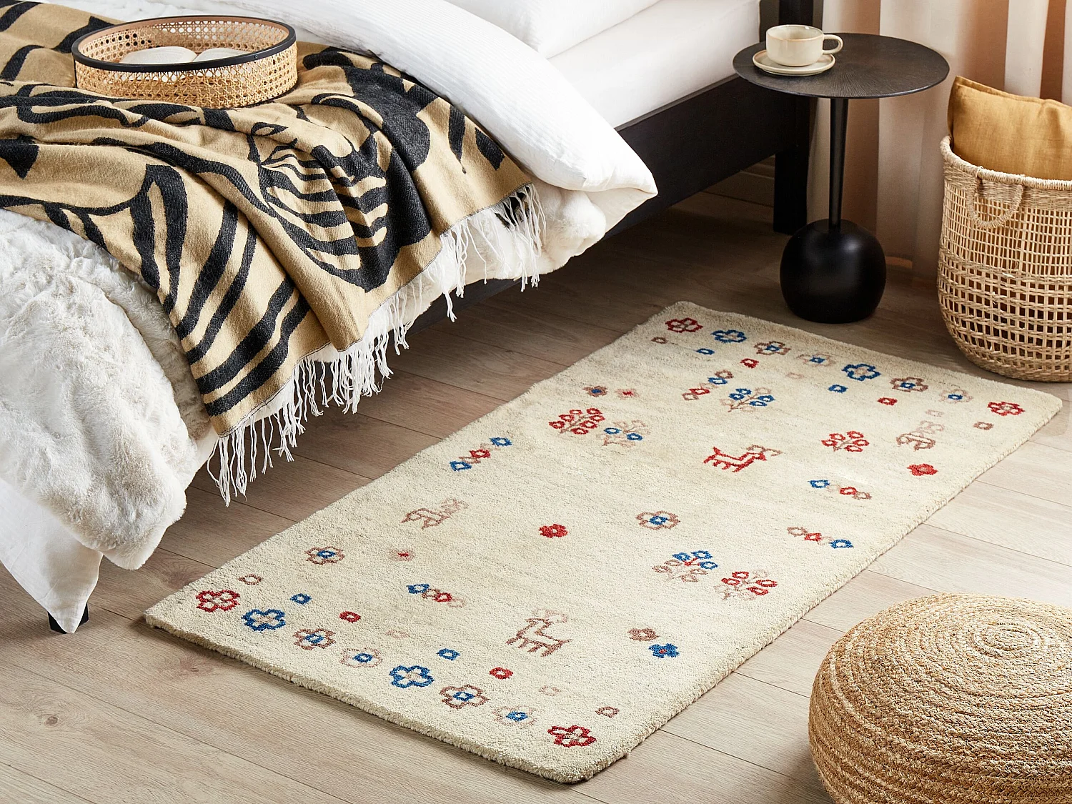 Tapis SULUCA Beige 80 x 150 cm Laine Tapis persan