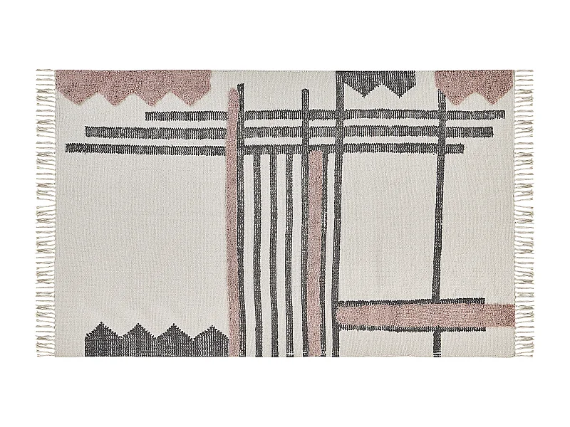 Tapis MURADIYE Beige 140 x 200 cm Coton