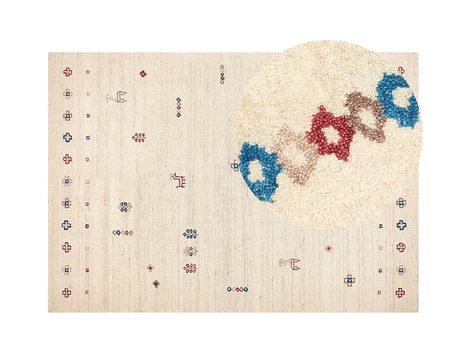 Tapis SULUCA Beige 200 x 300 cm Laine Tapis persan
