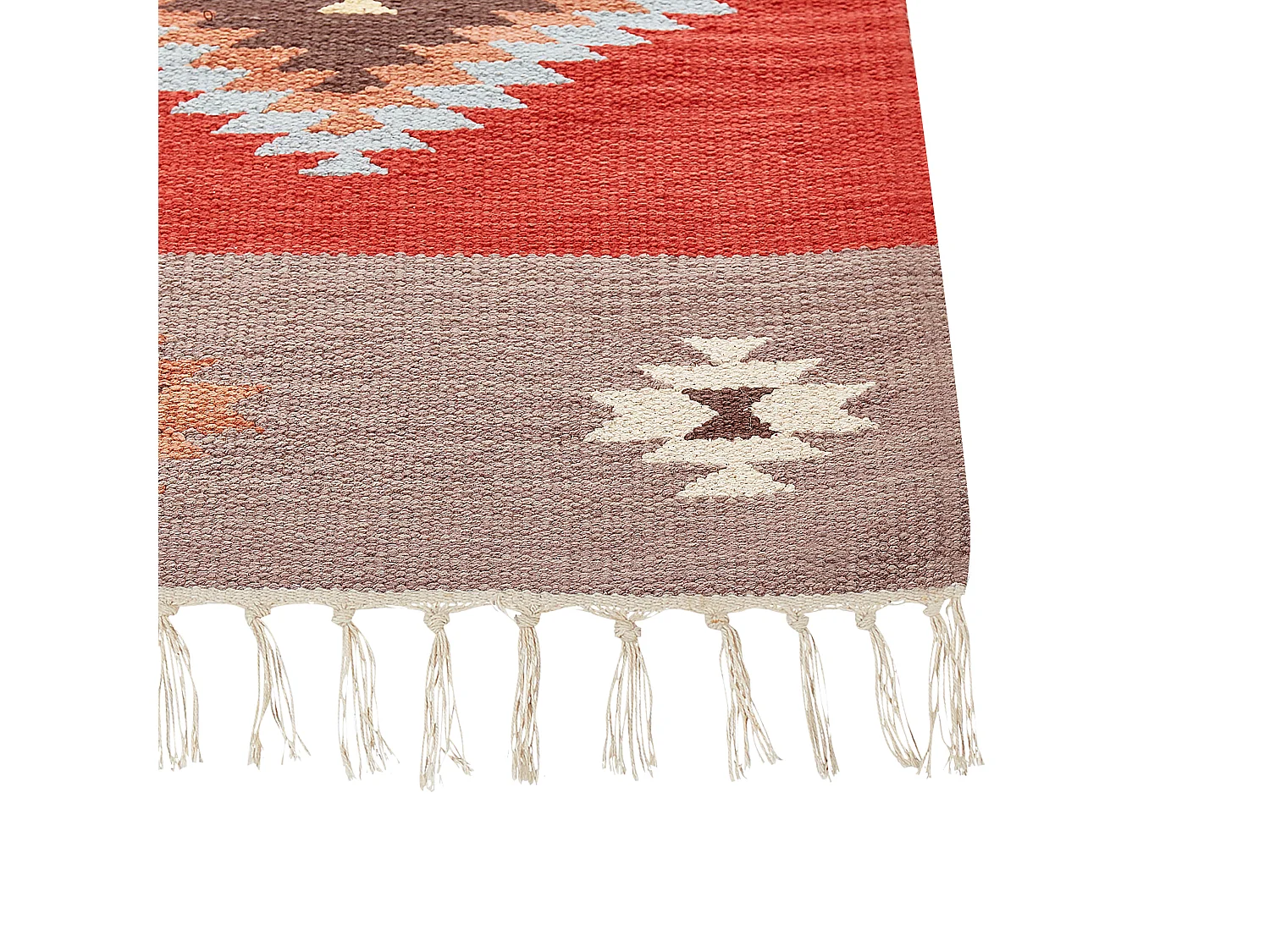 Tappeto Kilim cotone multicolore 160 x 230 cm LORUT