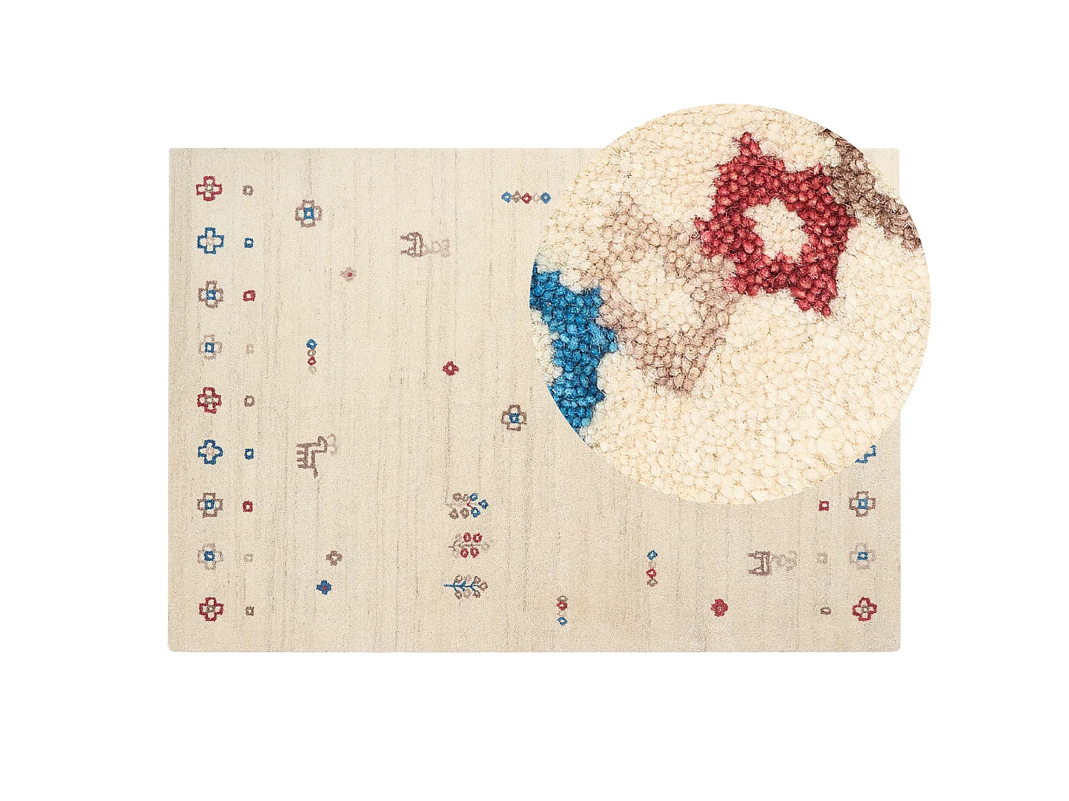 Tapis SULUCA Beige 160 x 230 cm Laine Tapis persan