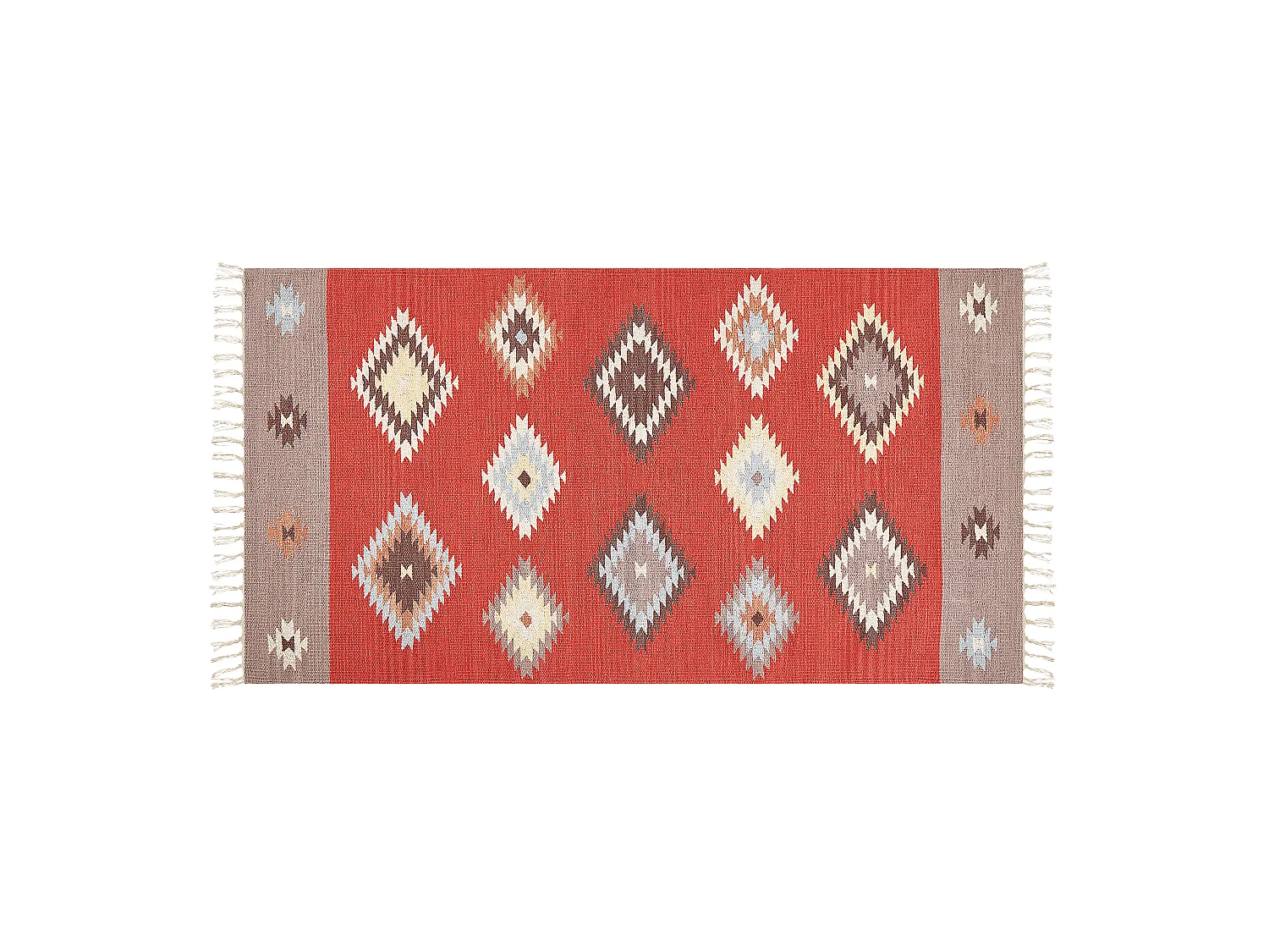 Tapis LORUT Multicolore 80 x 150 cm Coton Kilim