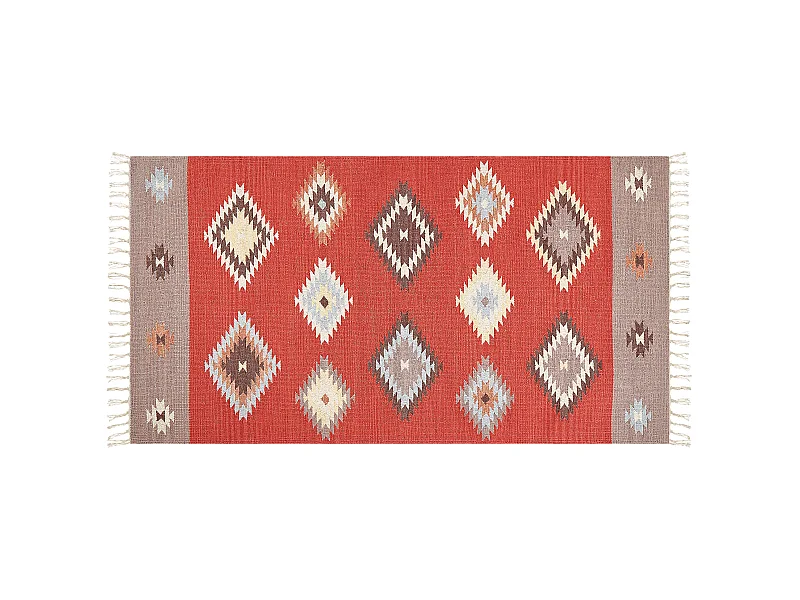 Tapis LORUT Multicolore 80 x 150 cm Coton Kilim