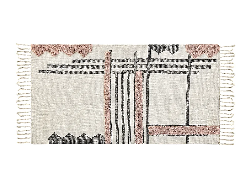 Tapis MURADIYE Beige 80 x 150 cm Coton