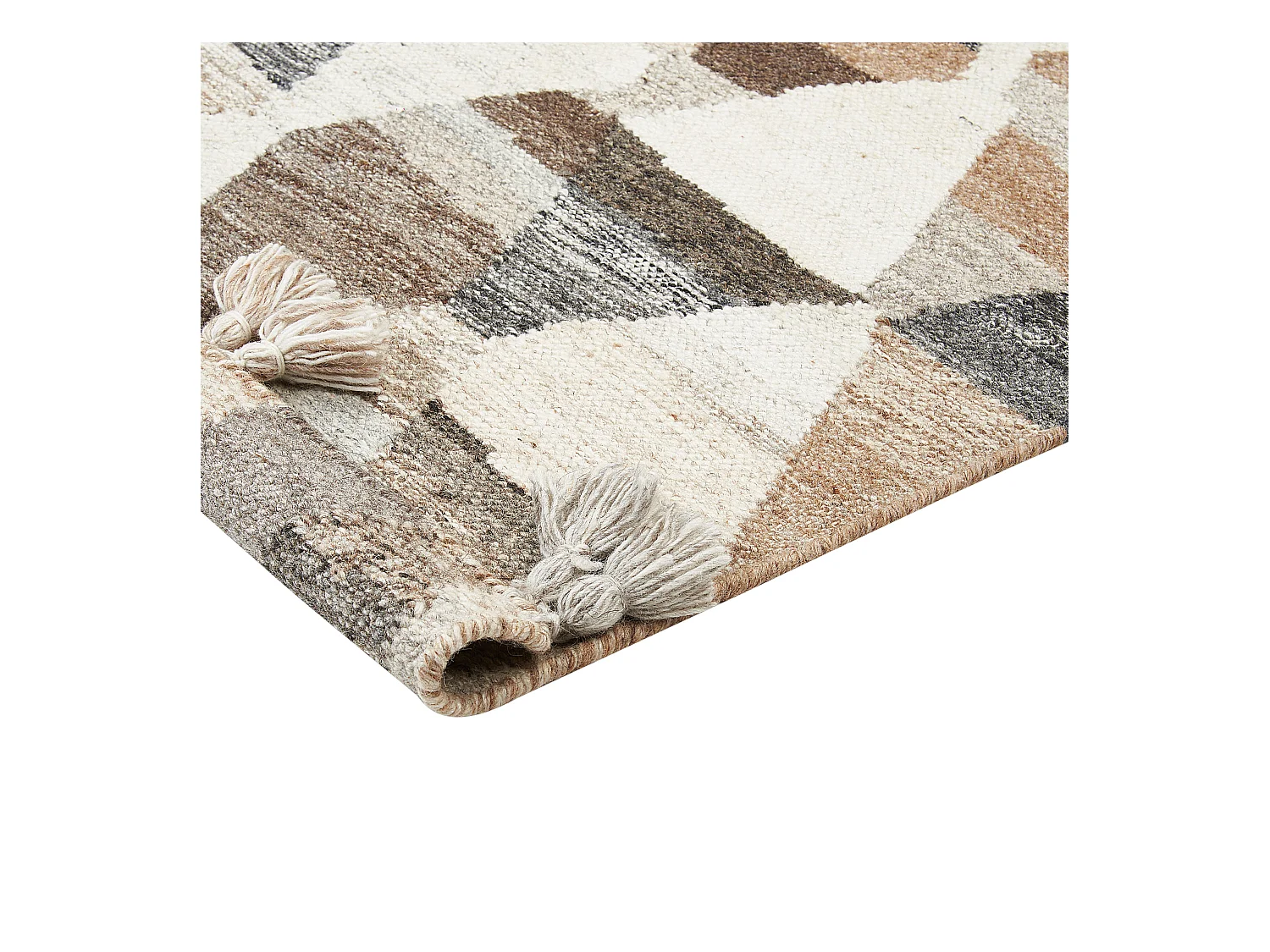 Tapis ARGAVAND Beige 200 x 300 cm Laine Kilim