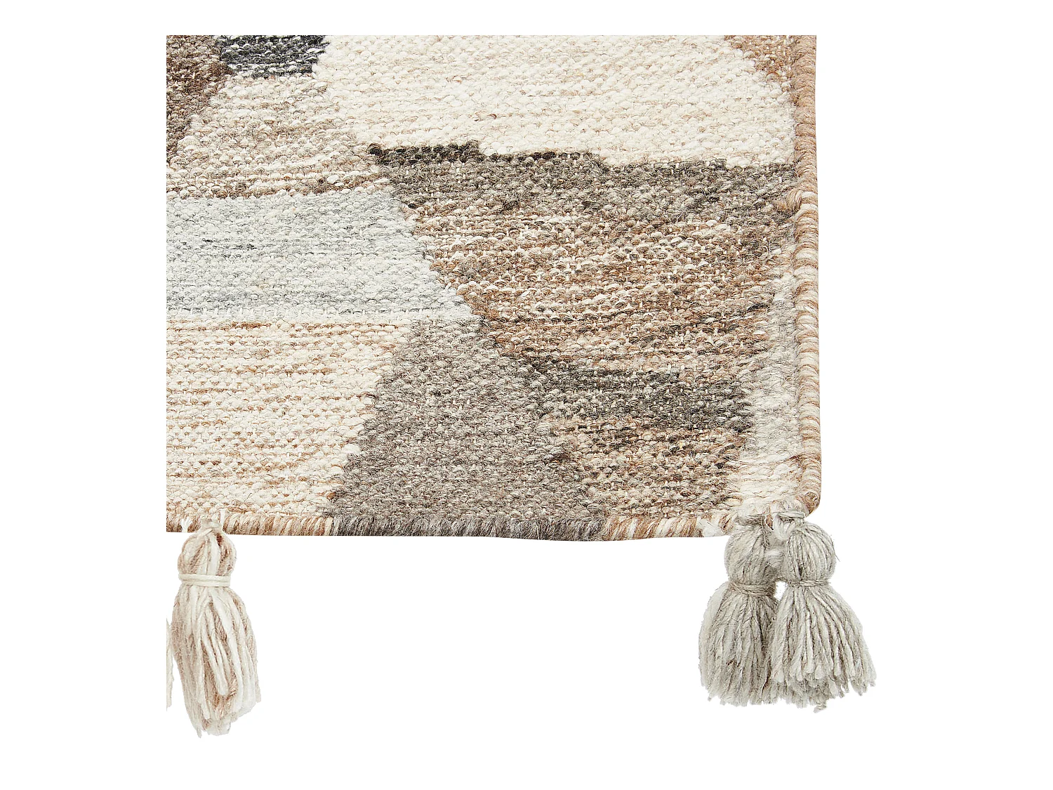 Tapis ARGAVAND Beige 200 x 300 cm Laine Kilim
