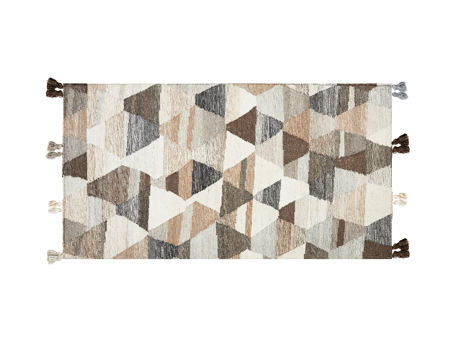 Tapis ARGAVAND Beige 80 x 150 cm Laine Kilim