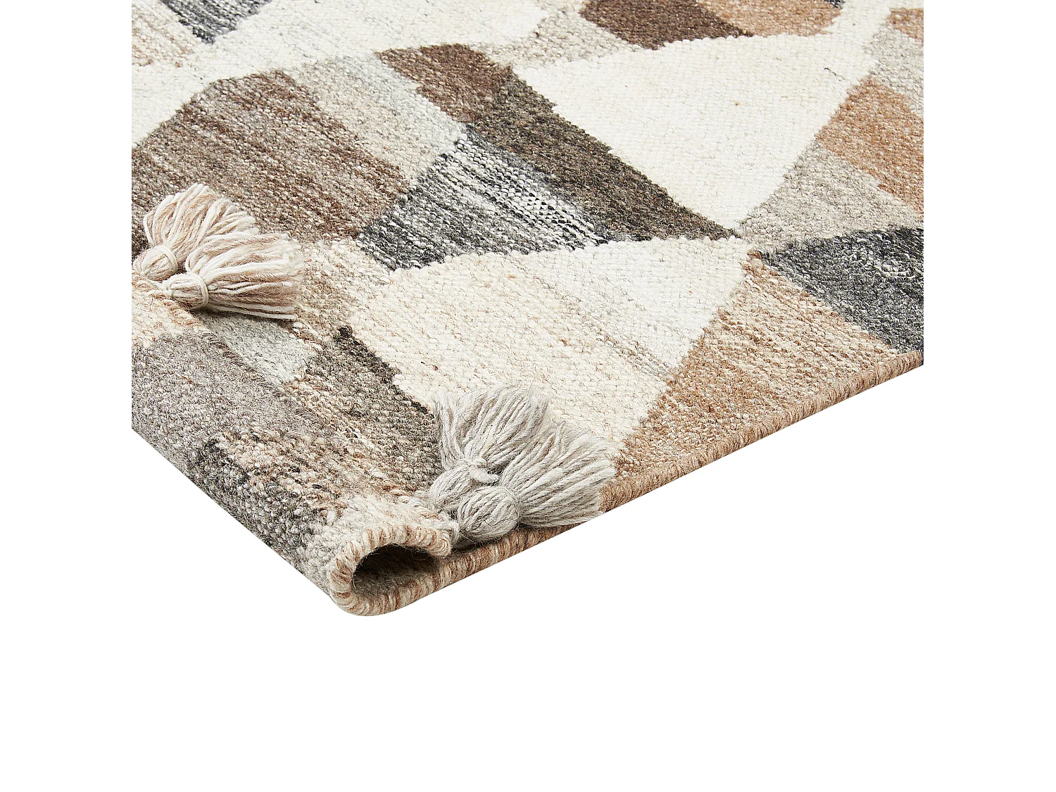 Tapis ARGAVAND Beige 80 x 150 cm Laine Kilim