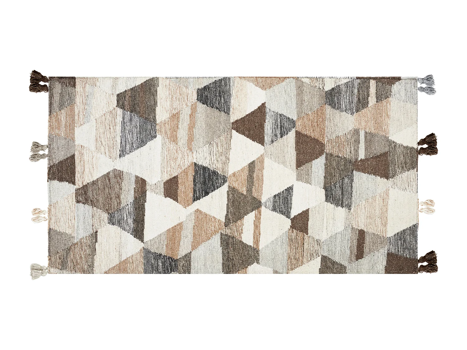 Tapis ARGAVAND Beige 80 x 150 cm Laine Kilim