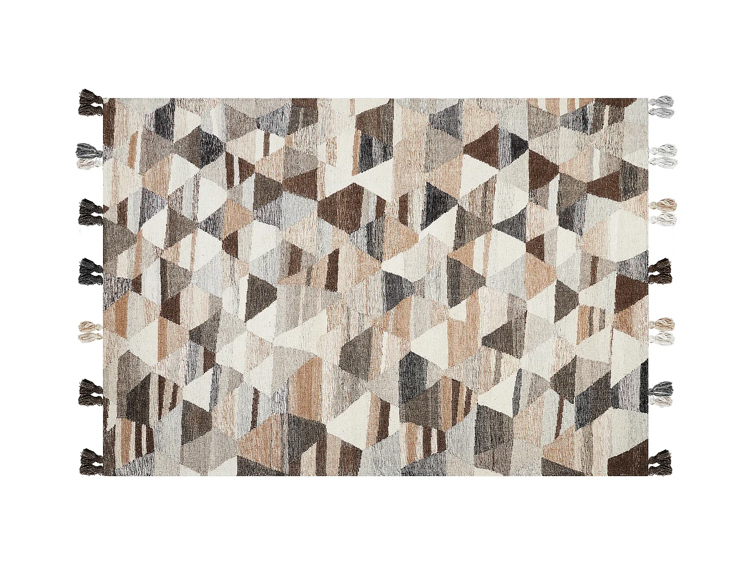 Tapis ARGAVAND Beige 160 x 230 cm Laine Kilim