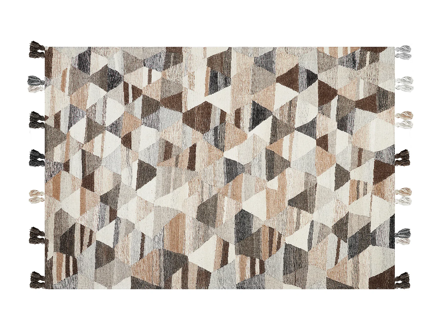 Dywan wełniany kilim 160 x 230 cm wielokolorowy ARGAVAND
