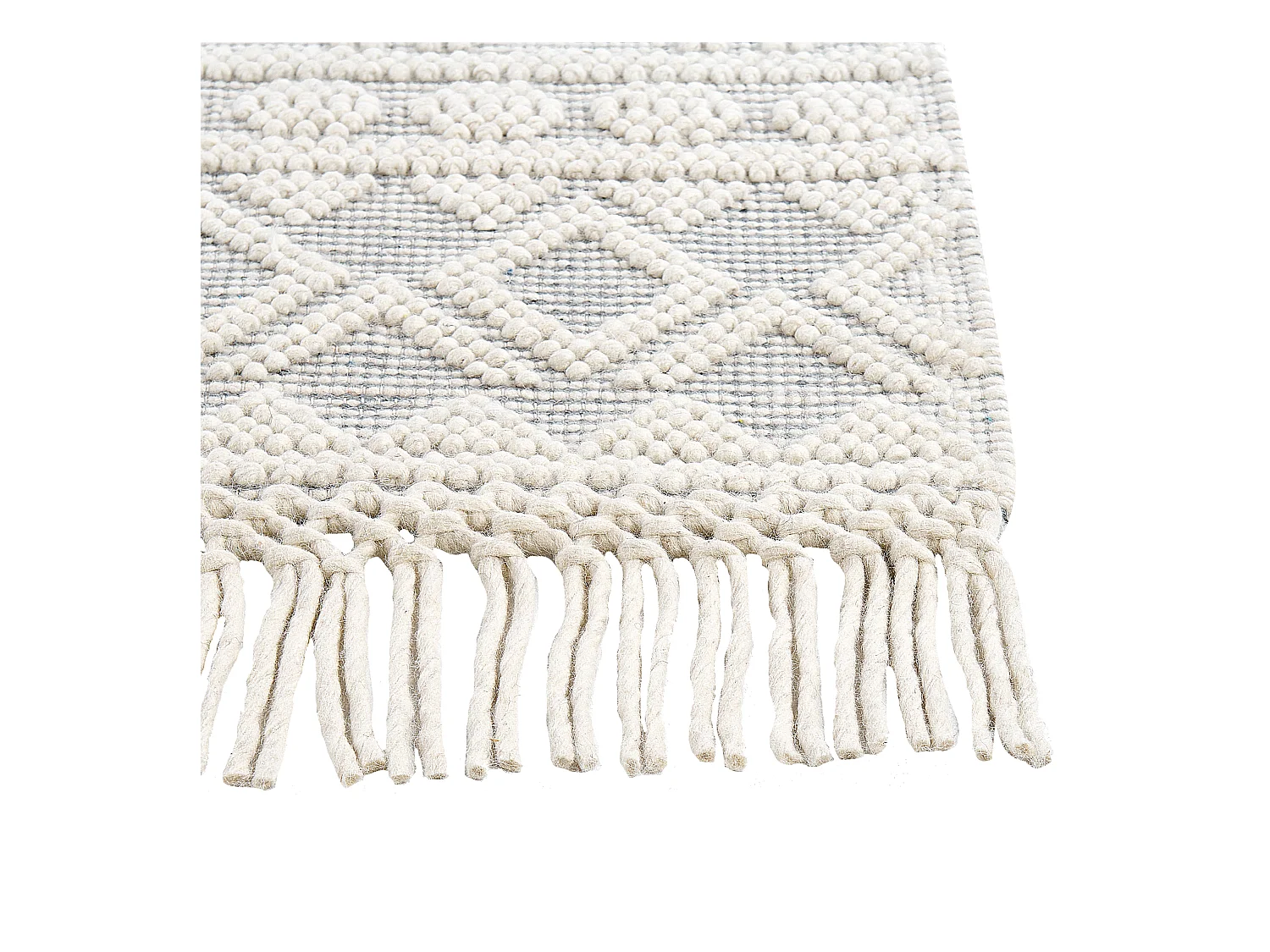 Tapis SOLHAN Gris Beige 160 x 230 cm Laine