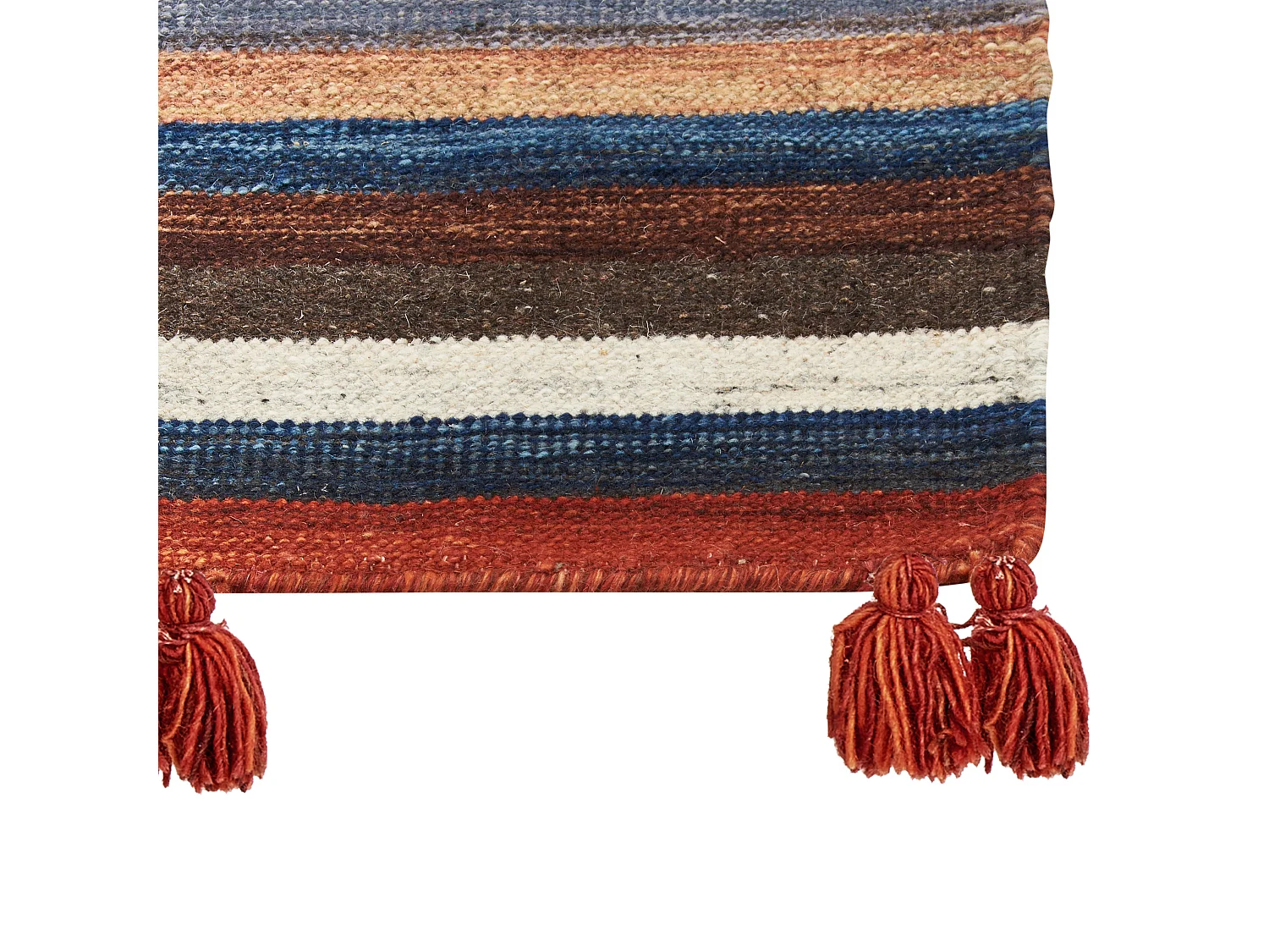 Tapis kilim en laine multicolore 200 x 300 cm MRGASHAT