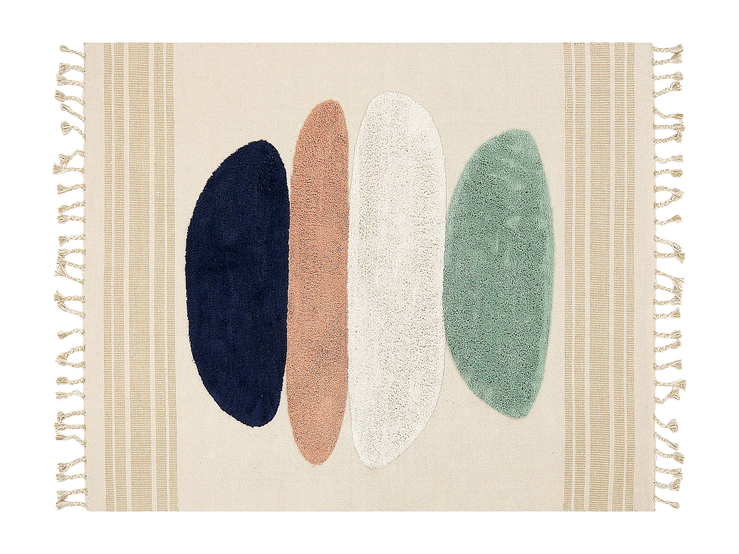 Vloerkleed katoen meerkleurig 300 x 400 cm ZEYNAK