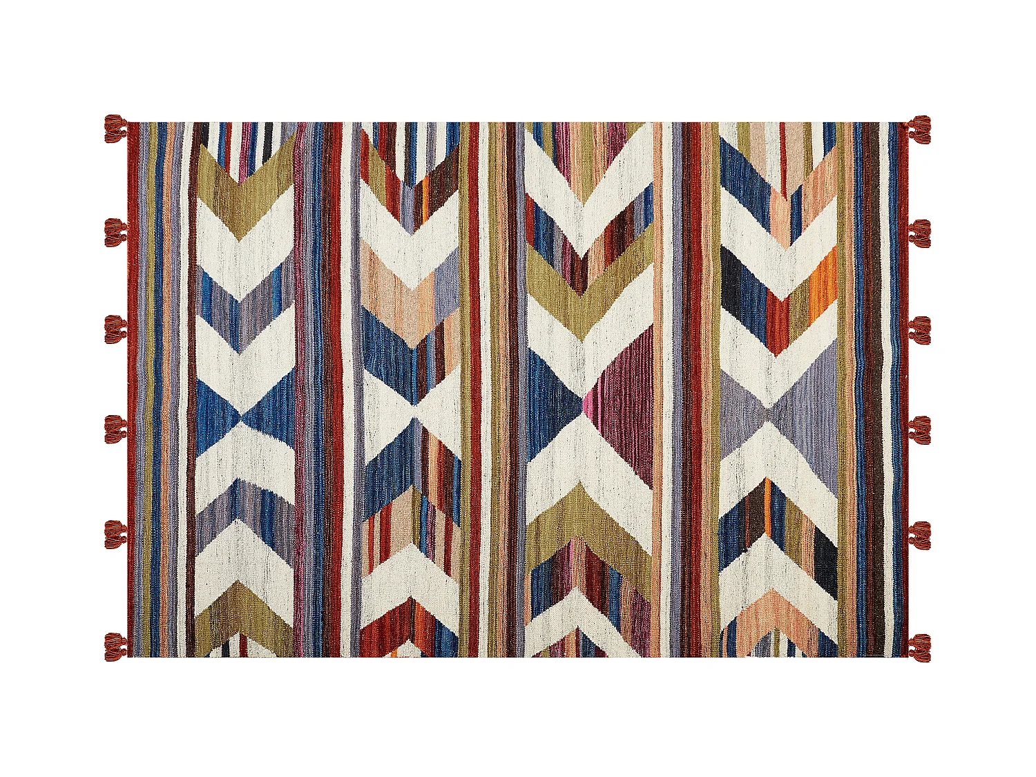 Tapis MRGASHAT Multicolore 140 x 200 cm Laine Kilim