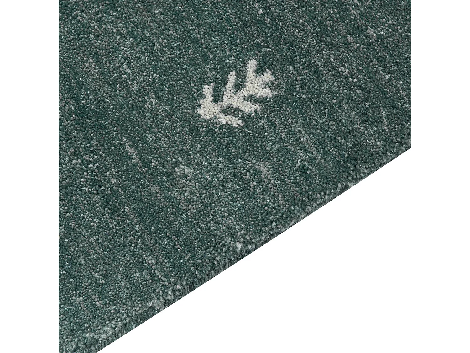 Tapis CALTI Vert foncé 140 x 200 cm Laine Tapis persan