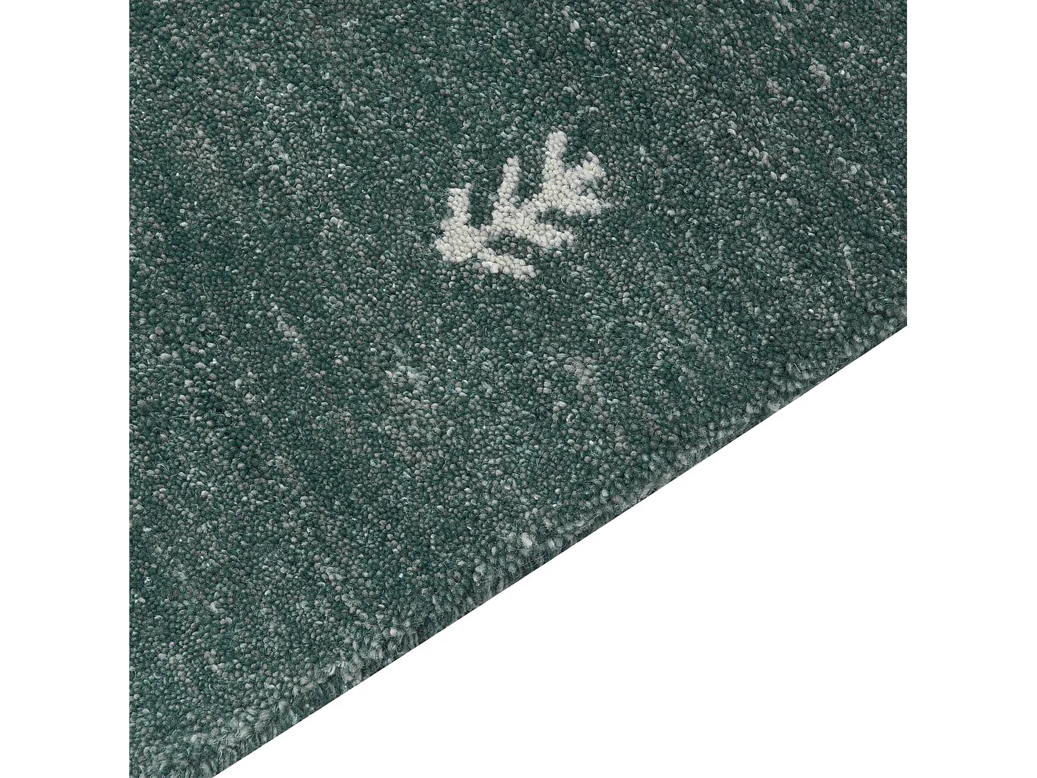 Tapis CALTI Vert foncé 140 x 200 cm Laine Tapis persan