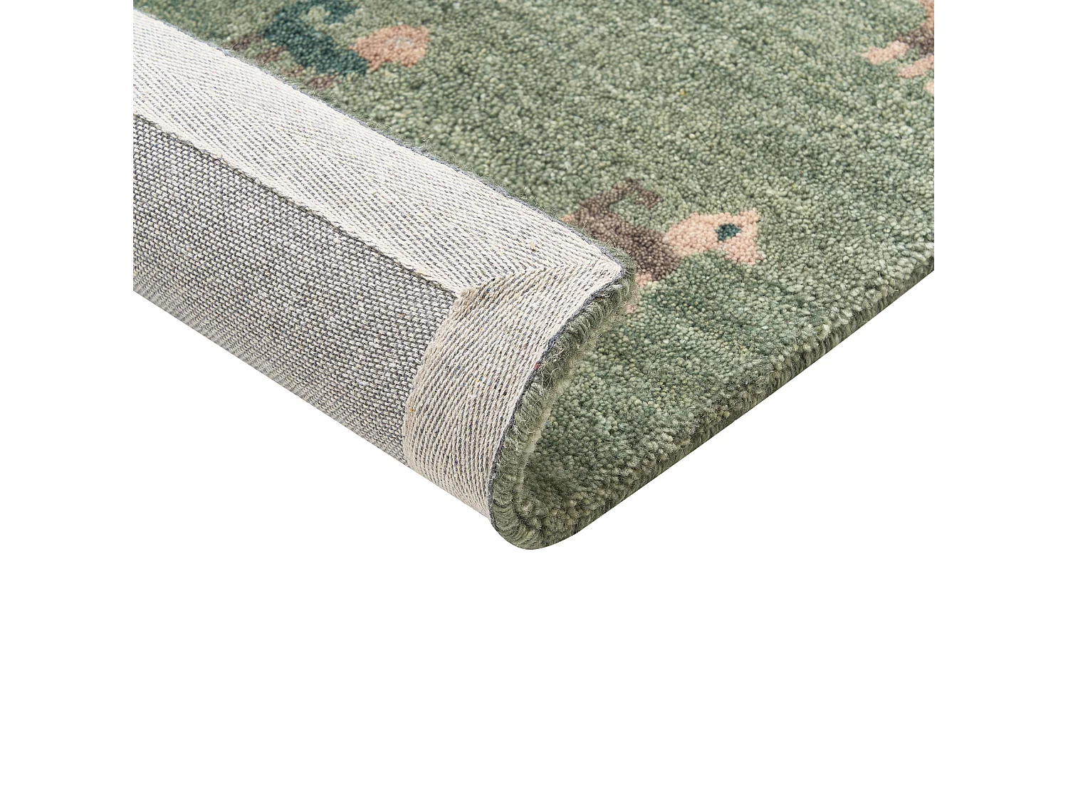 Tapis KIZARLI Vert 160 x 230 cm Laine Tapis persan