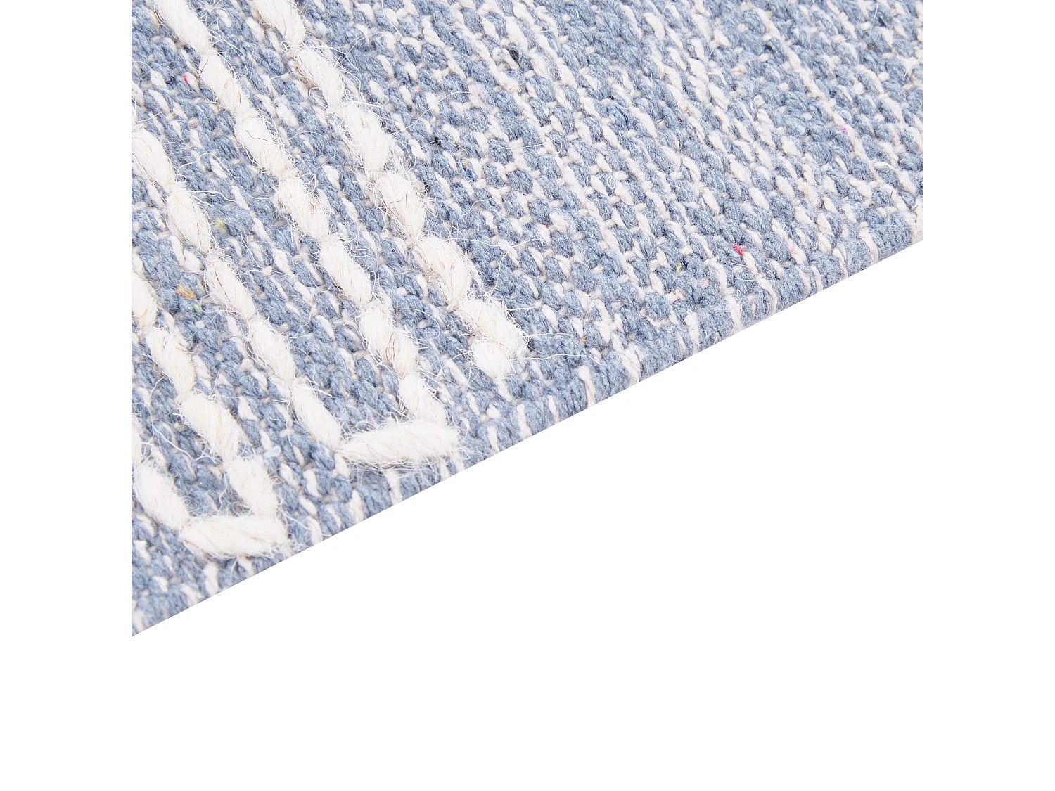 Tapis ANSAR Bleu 80 x 150 cm Coton